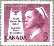 1958 Canadian stamp courtesy of Dr. Eleanor K. Herrmann