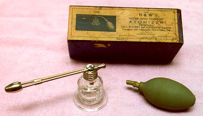 An atomizer or inhaler with its original box