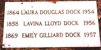 Photo of Lavinia L. Dock's grave courtesy of Mary Ann Burnam