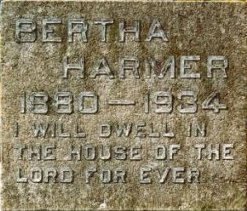 Bertha Harmer Mt Pleasant Cemetery, Toronto